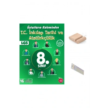 8. Sınıf Üstatların Kaleminden İnkılap ( Yıllık 16 Süreç Değerlendirme )2026 LGS +Telefon Tutucu