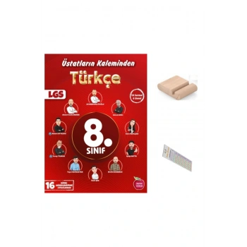 8. Sınıf Üstatların Kaleminden Türkçe ( Yıllık 16 Süreç Değerlendirme )2026 LGS +Telefon Tutucu