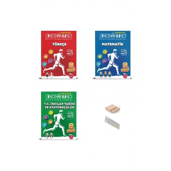 8.Sınıf KONDİSYON Haftalık Türkçe Matematik İnkilap Kazanım Denemeleri 2026 LGS +Telefon Tutucu