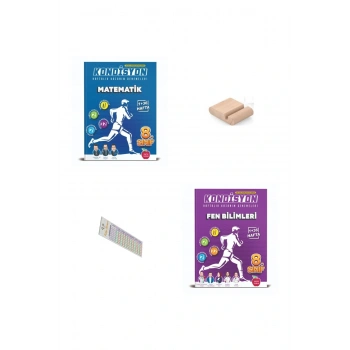 8.Sınıf KONDİSYON Haftalık Matematik Fen Kazanım Denemeleri 2026 LGS +Telefon Tutucu+Çözüm Ayracı