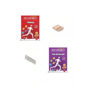 8.Sınıf KONDİSYON Haftalık Fen Türkçe Kazanım Denemeleri 2026 LGS +Telefon Tutucu+Çözüm Ayracı