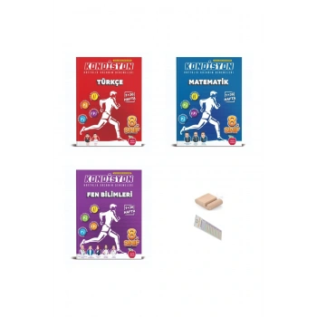 8.Sınıf KONDİSYON Türkçe Matematik Fen Haftalık Kazanım Denemeleri 2026 LGS +Telefon Tutucu