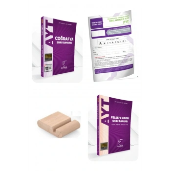 AYT Felsefe Coğrafya Soru Bankası AYT 2026+Telefon Tutucu +Deneme