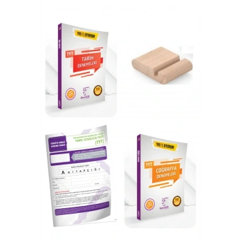 TYT Coğrafya Tarih Branş Denemeleri +Telefon Tutucu+Deneme