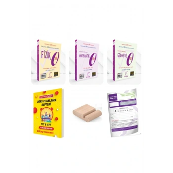 Fizik Matematik Geometri SIFIR TYT 2026+Telefon Tutucu+TYT Deneme+Plan Defteri