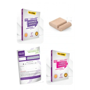 TYT Türkçe Matematik Branş Denemeleri +Telefon Tutucu+Deneme