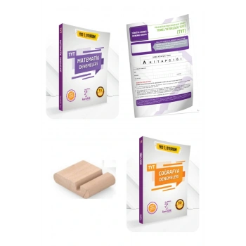 TYT Coğrafya Matematik Branş Denemeleri +Telefon Tutucu+Deneme