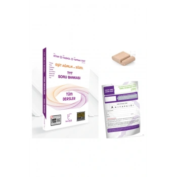 TYT Tüm Dersler Eşit Ağırlık Ve Sözel Soru Bankası TYT 2026+Telefon Tutucu +Deneme