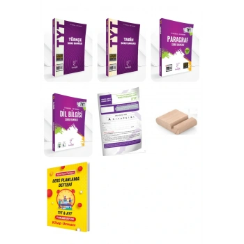 TYT Paragraf Türkçe Tarih Dilbilgisi Soru Bankası TYT 2026+Telefon Tutucu +Deneme+Plan Defteri