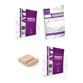 AYT Geometri Edebiyat Soru Bankası AYT 2026+Telefon Tutucu +Deneme