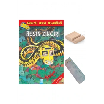 Sihirli Okul Otobüsü - Besin Zinciri /Joanna C.&Bruce D/4. Sınıf 9-10 Yaş Hikaye+Tablet Tutucu