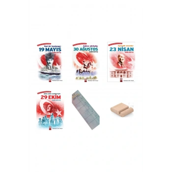 Kurtuluş Mücadelesi Serisi/19 Mayıs-30 Ağustos-23 Nisan-29 Ekim/3.Sını/f8-9 Yaş Hikaye+Tablet Tutcu