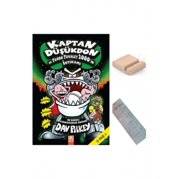 KAPTAN DÜŞÜKDON VE TURBO TUVALET 2000IN İNTİKAMI 9-12 Yaş Hikaye/ÇizgiRoman+Tablet Tutucu