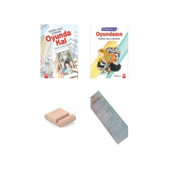 Oyunda Kal - Oyundasın /2 Kitap/ Koray Avcı Çakman / 5. ve 6. Sınıf-10-12 Yaş Hikaye+Tablet Tutucu