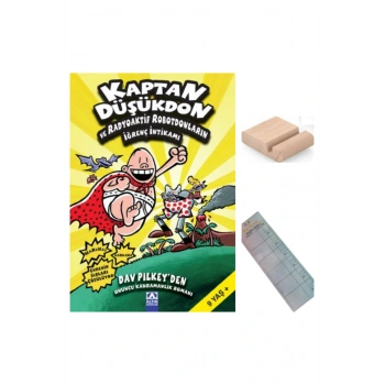KAPTAN DÜŞÜKDON VE RADYOAKTİF ROBOTDONLARIN İĞRENÇ İNTİKAMI 9-12 Yaş Hikaye/+Tablet Tutucu