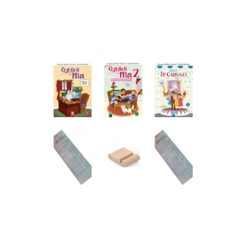 Öykücü Mia 1-2-3 / İp Cambazı&Koku Dedektifi&Öykücü Mia / 3. Sınıf / 8-9 Yaş Hikaye +Tablet Tutucu