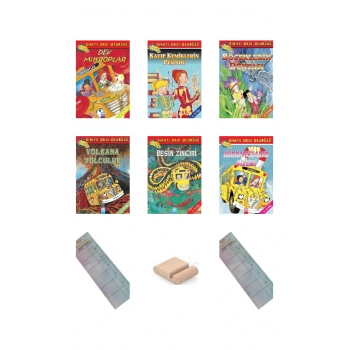 Sihirli Okul Otobüsü Serisi SETİ 6 Kitap /Joanna C.&Bruce D/4. Sınıf 9-10 Yaş Hikaye+Tablet Tutucu