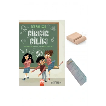 Binbir Bilim / Toprak Işık / 5. ve 6. Sınıf /10-12 Yaş Hikaye + Tablet Tutucu+Takip Ayracı