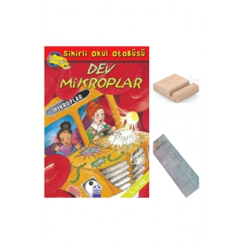 Sihirli Okul Otobüsü - Dev Mikroplar /Joanna C.&Bruce D/4. Sınıf 9-10 Yaş Hikaye+Tablet Tutucu