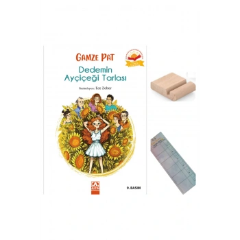 Dedemin Ayçiçeği Tarlası / Gamze Pat / 5. ve 6. Sınıf / 10-12 Yaş Hikaye+Tablet Tutucu+Takip Ayracı