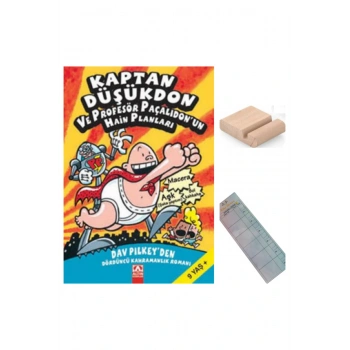 KAPTAN DÜŞÜKDON VE PROFESÖR PAÇALIDONUN HAİN PLANLARI 9-12 Yaş Hikaye/ÇizgiRoman+Tablet Tutucu