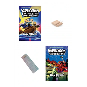 KÖPEK ADAM 11 ve 12 / DENİZLER ALTINDA 20BİN FESAT / KIRMIZI PATİLER/8-12 Yaş Hikaye +Tablet Tutucu