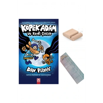 KÖPEK ADAM 4 -KÖPEK ADAM VE KEDİ ÇOCUK 8-12 Yaş Hikaye / Çizgi Roman +Tablet Tutucu+ Takip Ayracı