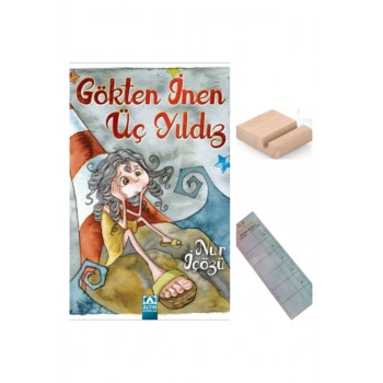Gökten İnen Üç Yıldız / Nur İçözü / 3. Sınıf / 8-9 Yaş Hikaye+Tablet Tutucu+Takip Ayracı