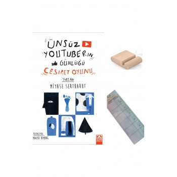 Ünsüz Youtuber ın Günlüğü - Cesaret Oyunu 3.Kitap/Miyase SERTBARUT/6-7-8.Sınıf Hikaye+Tablet Tutucu