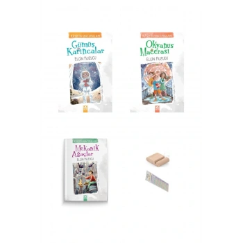 Okyanus Macerası-Gümüş Karıncalar-Mekanik Ağaçlar / 3. Sınıf / 8-9 Yaş Hikaye+Tablet Tutucu