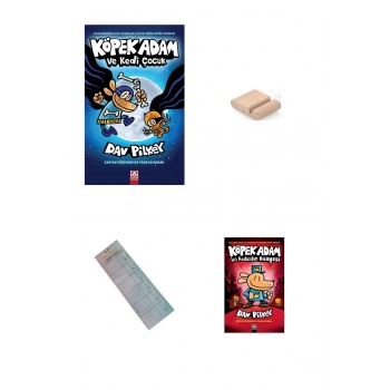 KÖPEK ADAM 3. ve 4. KİTAP/ İKİ KEDİCİĞİN HİKAYESİ/ KÖPEK ADAM VE KEDİ ÇOCUK 8-12 Yaş+Tablet Tutucu