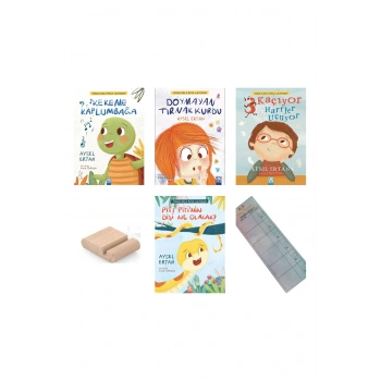 Özel Çocuklar Serisi/Kekeme Kaplumbağa&3 Kaçıyor Harfler Uçuyo&Doymayan Tırnak Kurdu/ 6-7 Yaş Hikaye