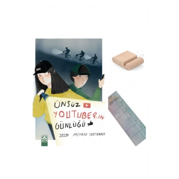 Ünsüz Youtuber ın Günlüğü - 1. Kitap - Miyase SERTBARUT/ 6-7-8. Sınıf Ortaokul Hikaye+Tablet Tutucu