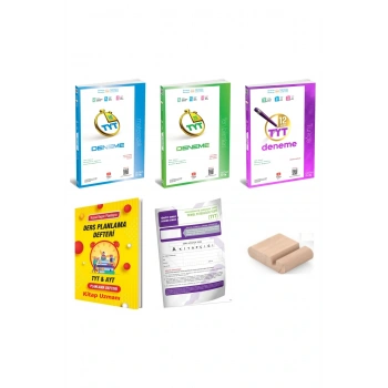 TYT SAYISAL Deneme / Türkçe Mat Fen / ÜçDörtBeş - 345 /YKS 2026+TYT Deneme +Telefon Tutucu+Plan Deft