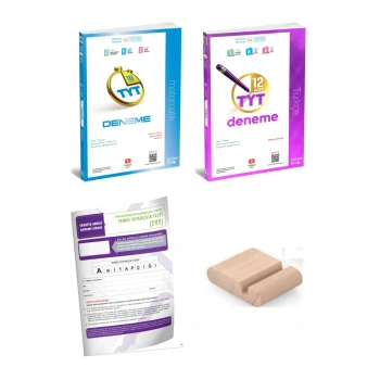 TYT Matematik Türkçe Deneme / Branş Deneme ÜçDörtBeş - 345 / YKS 2026 + TYT Deneme + Telefon Tutucu