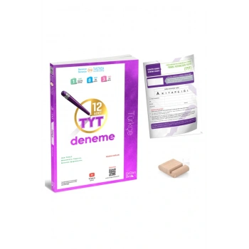 TYT Türkçe Deneme / 12 Branş Deneme ÜçDörtBeş - 345 / YKS 2026 + TYT Deneme+Telefon Tutucu