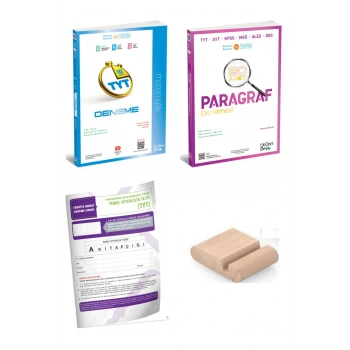 TYT Paragraf Matematik Deneme / Branş Deneme ÜçDörtBeş - 345 / YKS 2026 + TYT Deneme+ Tutucu