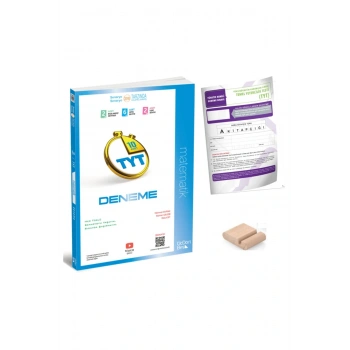 TYT Matematik Deneme / 10 Branş Deneme ÜçDörtBeş - 345 / YKS 2026 + TYT Deneme + Telefon Tutucu