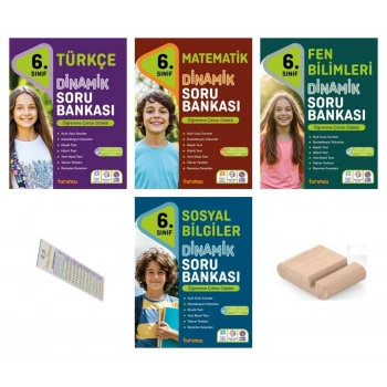 6.Sınıf Dinamik Matematik Sosyal Fen Bilgisi Türkçe 2026 Maarif Müfredat+Telefon tutucu+Çözüm Ayracı