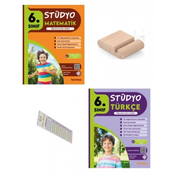 6.Sınıf Stüdyo Matematik Türkçe Soru Bankası 2026 Maaraf Müfredat+Telefon Tutucu+Çözüm Ayracı