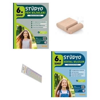 6.Sınıf Stüdyo Sosyal Bilgiler Fen Bilgisi Soru Bankası 2026 Maarif Müfredat+Telefon Tutucu