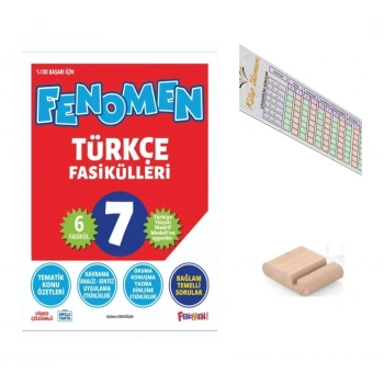 7.Sınıf Türkçe Fasikülleri 2027 Maarif Model+Telefon Tutucu+Maarif Defteri