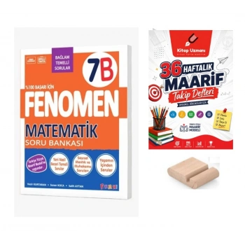 7.Sınıf 7B Matematik Soru Bankası 2027 Maarif Model+Telefon Tutucu+Maarif Defteri