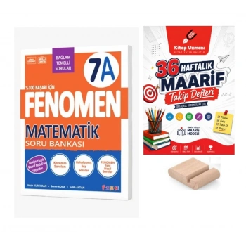 7.Sınıf 7A Matematik Soru Bankası 2027 Maarif Model+Telefon Tutucu+Maarif Defteri