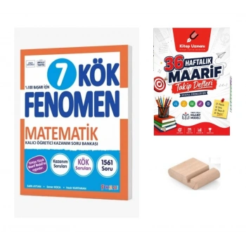 7.Sınıf Kök Matematik Soru Bankası 2027 Maarif Model+Telefon Tutucu+Maarif Defteri