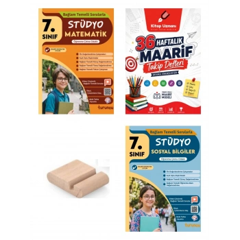 7.Sınıf STÜDYO Matematik Sosyal 2027 Maarif Model+Telefon Tutucu+Çözüm Ayracı+Maarif Defter