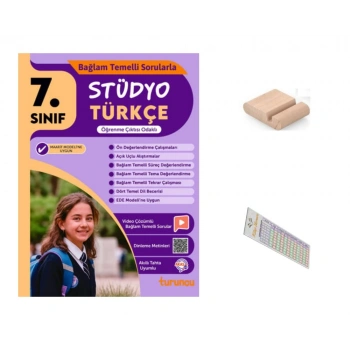 7.Sınıf STÜDYO Türkçe 2027 Maarif Model+Telefon Tutucu+Çözüm Ayracı