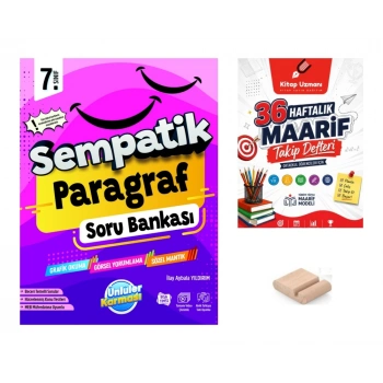 7.Sınıf SEMPATİK Paragraf Soru Bankası 2027 Maarif Model+Telefon Tutucu+Maarif Defter