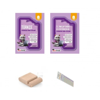 8. Sınıf Türkçe- inkılap Etkinlikli Ders Föyü LGS 2026 +Telefon Tutucu+Soru Çözüm Ayracı