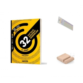 8.Sınıf Paragraf 36 Haftalık Kazanım Deneme LGS 2027 +Telefon Tutucu+Çözüm Ayracı